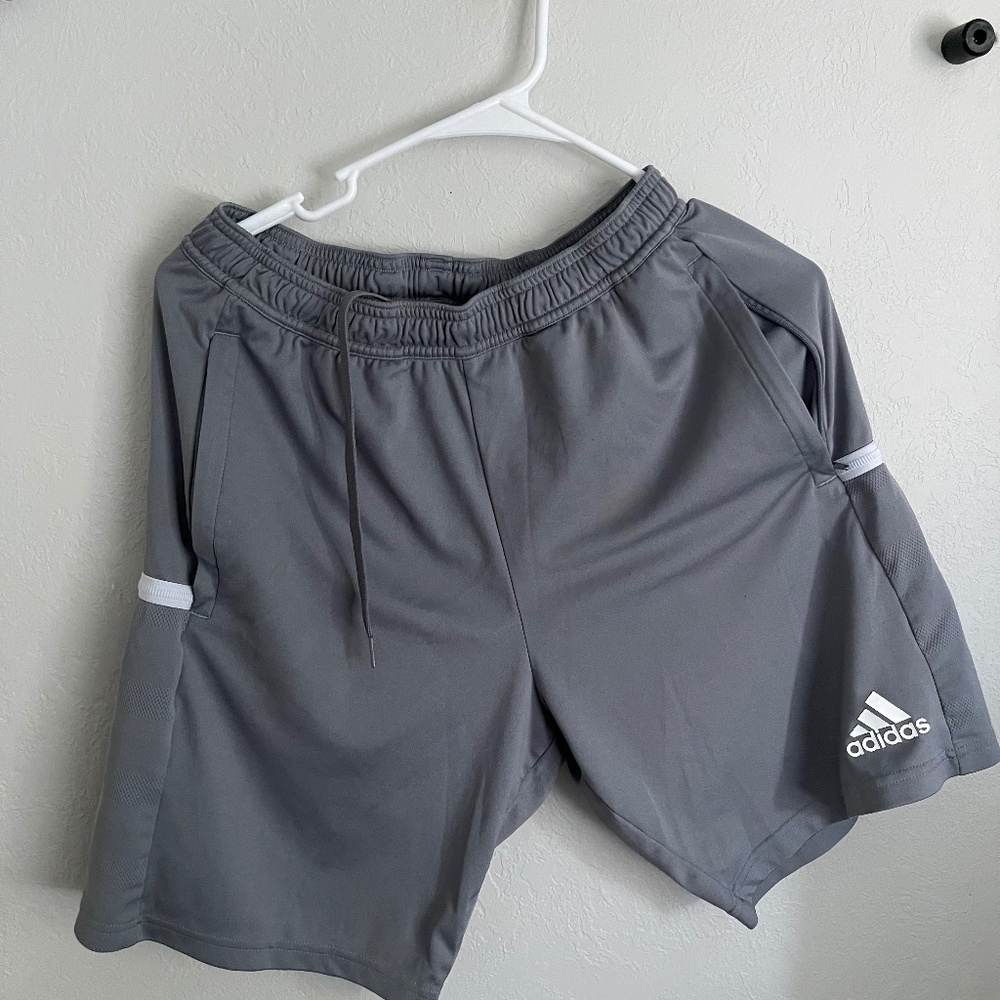 Grey Adidas shorts